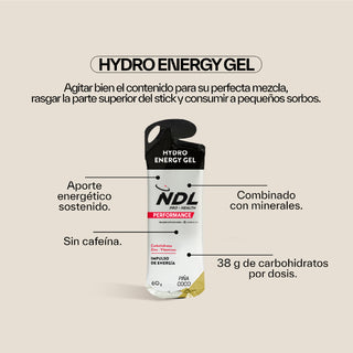 Gel énergétique à l'ananas et de coco