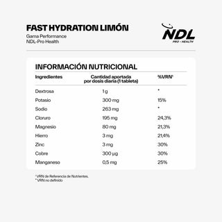 Rapid Hydration Tabletten mit Zitronengeschmack