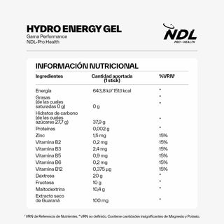 Gel énergétique au goût de cola