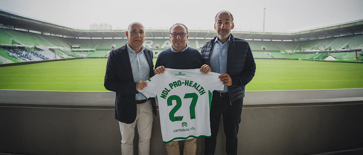 NDL Pro-Health, marca oficial de nutrición deportiva del Racing de Santander