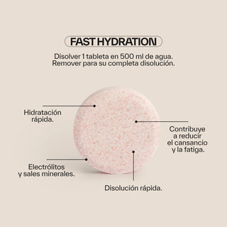 Hydratation rapide Comprimés aromatisés à l'orange