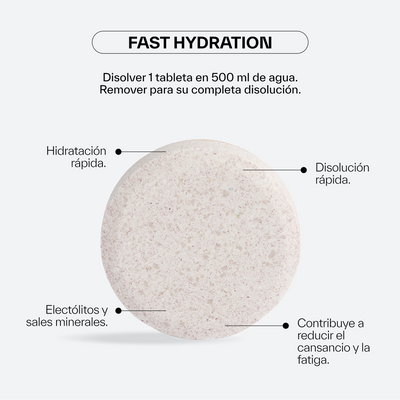 Hidratación Rápida Tabletas con Sabor a Limón