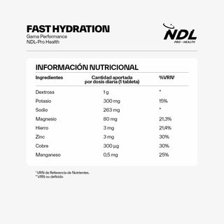 Hydratation rapide Comprimés aromatisés à l'orange