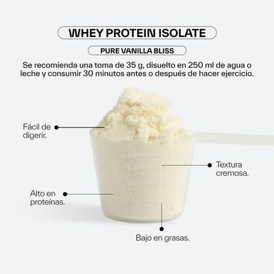 Proteine in Polvere Isolate gusto Vaniglia