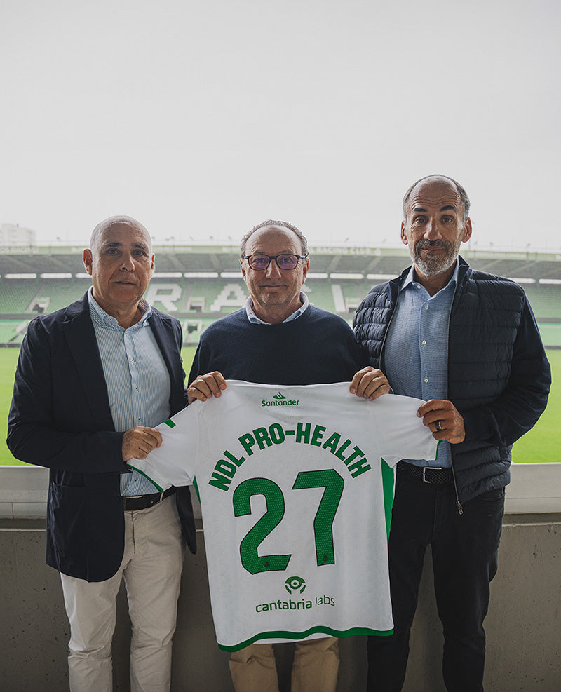 NDL Pro-Health, marca oficial de nutrición deportiva del Racing de Santander